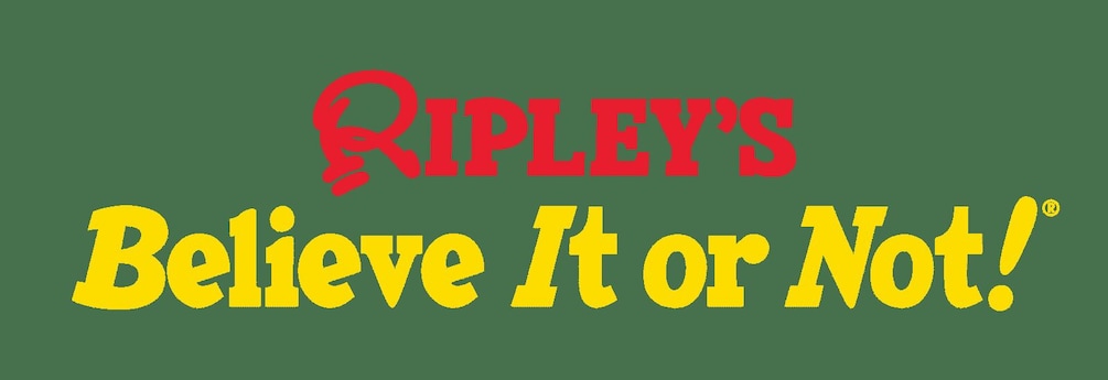 The text 'Ripley's Believe It or Not!' in red and yellow on a green background. 4