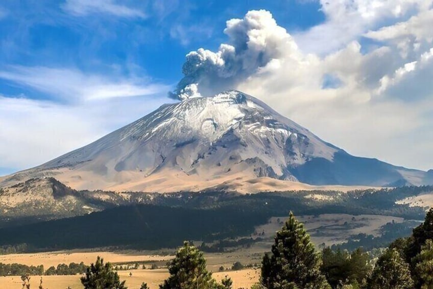 Atlixco Volcano Views Popocatépetl Tour Forest Route 1
