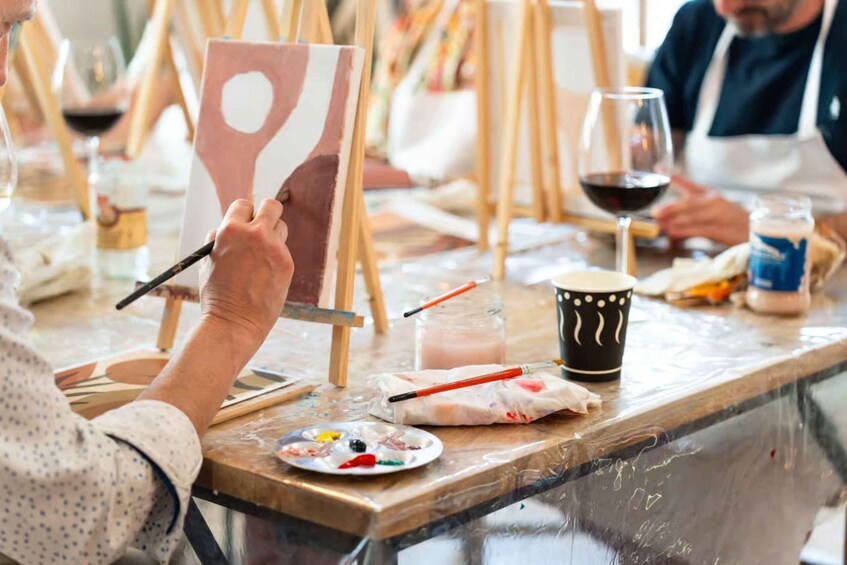 Picture 1 for Activity Louisville: Mystery Paint & Sip Night at a Trendy Brewery 4