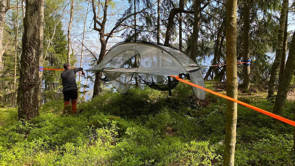 Picture 6 for Activity Gråbo: Floating Tree Tent, Dinner, and Sauna 4