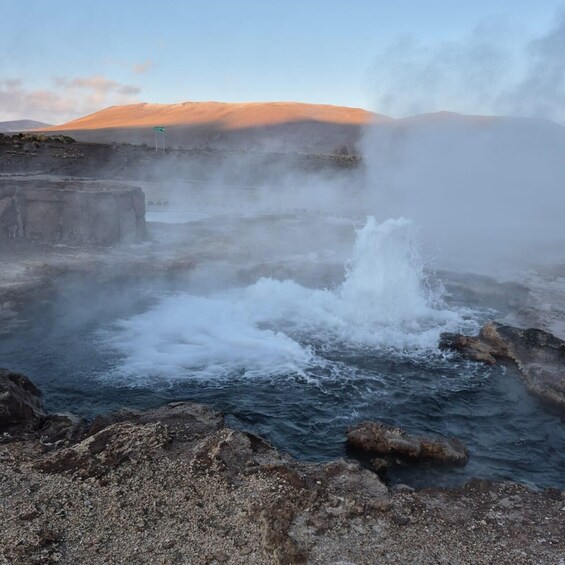 Picture 5 for Activity El Tatio Geysers Sightseeing Tour with Buffet Breakfast and Tickets Included 3