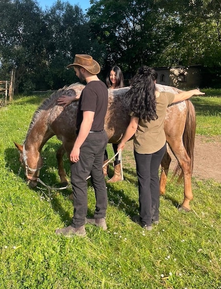 Rome: Connecting with Horses in Veio Park with Aperitif at Sunset 3