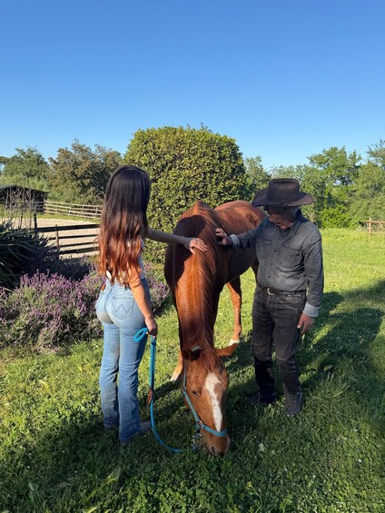 Picture 2 for Activity Rome: Connecting with Horses in Veio Park with Aperitif at Sunset 2