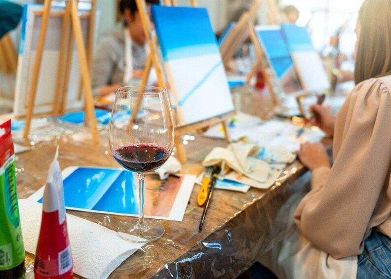 Picture 2 for Activity Boise: Mystery Paint & Sip Night at a Trendy Brewery 3