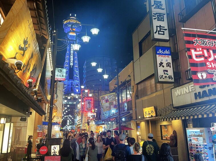Osaka Shinsekai Evening Food Tour 2
