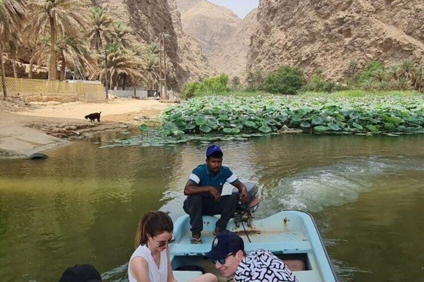 Group Tour to Wadi Shab Trek Swim Sinkhole and Fins Beach 2
