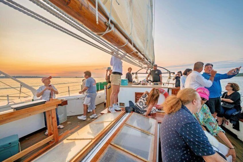 Sunset Sail Aboard the Liberty Clipper 5
