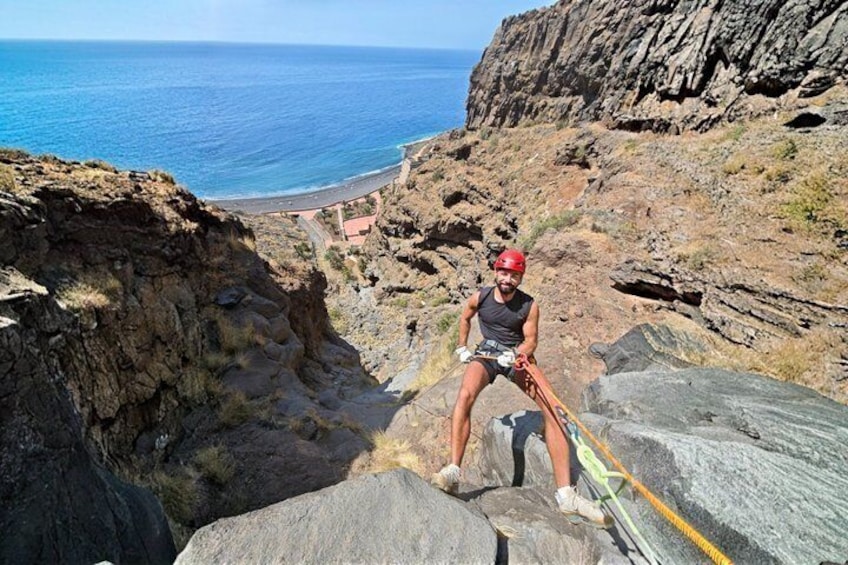 Abseiling Adventure in Volcanic Ravine in Tenerife for Beginners 3