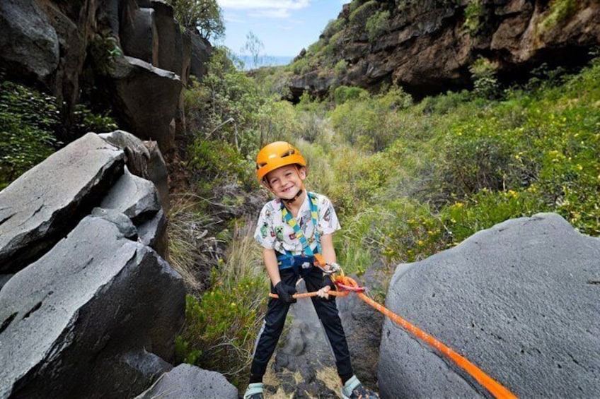 Abseiling Adventure in Volcanic Ravine in Tenerife for Beginners 5