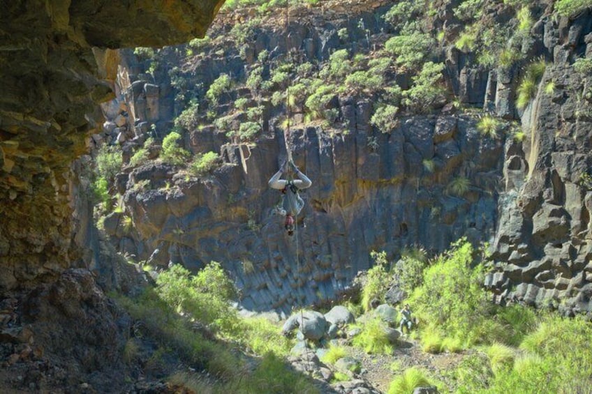 Abseiling Adventure in Volcanic Ravine in Tenerife for Beginners 1