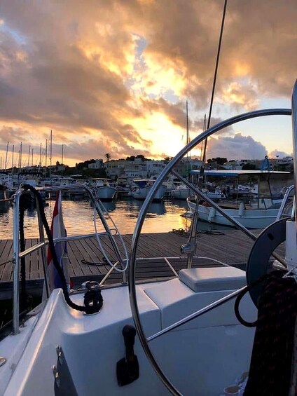 Picture 3 for Activity Leuca: Guided panoramic sunset sailing tour with aperitif 4