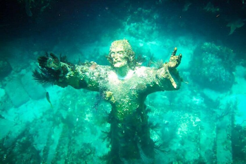 Snorkel the Christ of the Abyss Statue Key Largo Gear Included 4