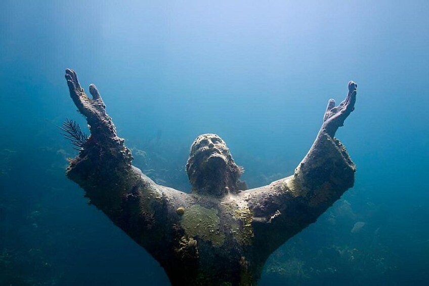 Snorkel the Christ of the Abyss Statue Key Largo Gear Included 1