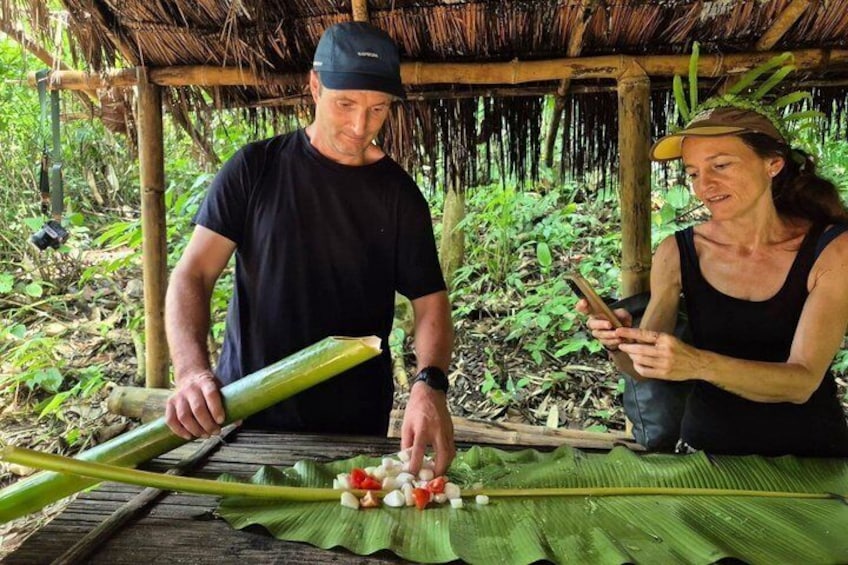 Chiang Rai Jungle Trekking with Bamboo Cooking and Hot Springs 1
