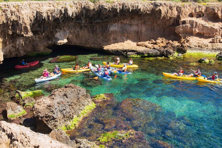 Picture 2 for Activity Cabo de Palos: Kayak Sightseeing Tour with Snorkeling 4