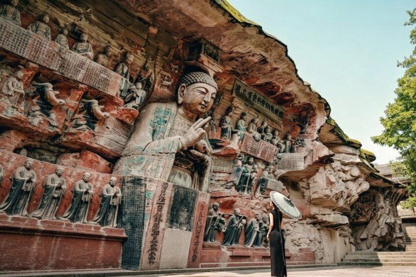 Dazu Rock Carvings Experience with Audio or English Guide 1