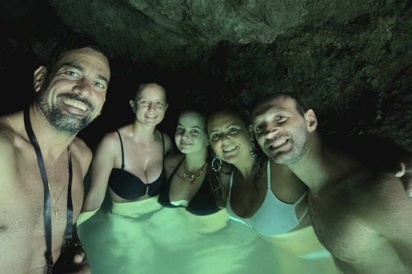 Ischia The Green Cave with Miramar the Transparent boat 3