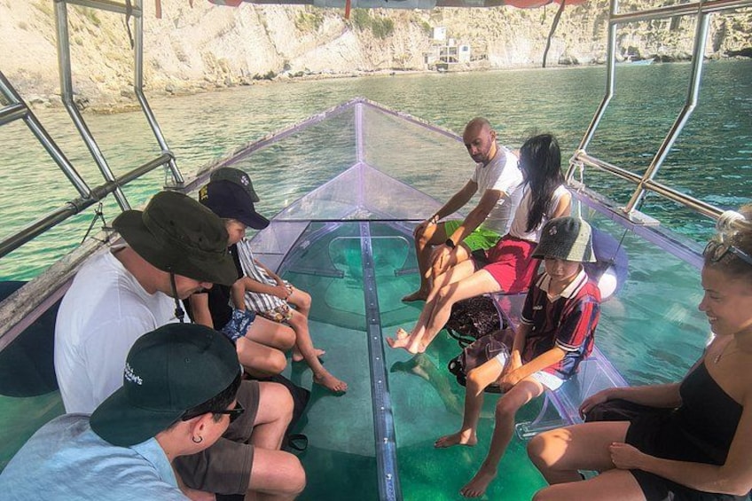Ischia The Green Cave with Miramar the Transparent boat 4
