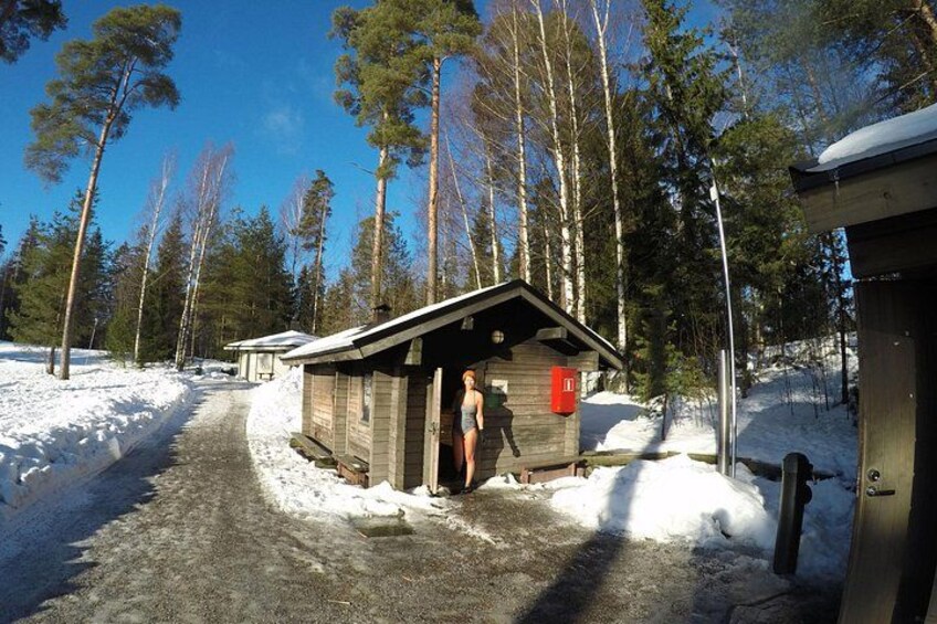 National Park Hike & Finnish Smoke Sauna Experience with Campfire Lunch 3