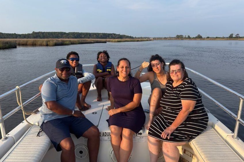 Private Evening Boat Cruise Around Remote Tidal Salt Marsh 3