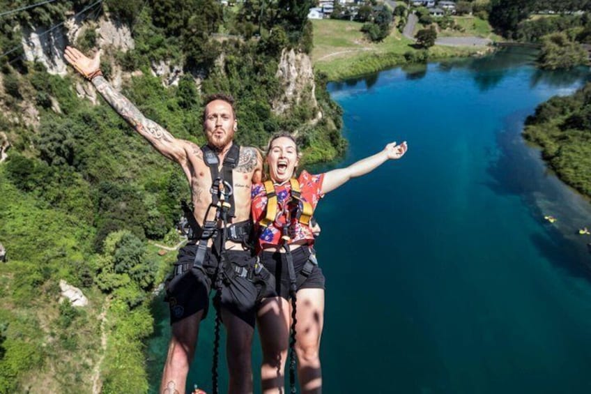 Taupo Bungy Jump New Zealand Water Touch 5