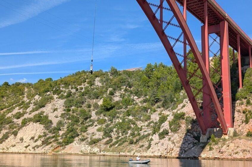 Zadar Croatia Highest Bungee Jump at Maslenica Bridge 5