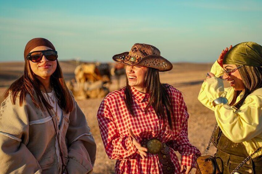 Marrakech: Agafay Desert Dinner Show with Sunset Camel Ride 1