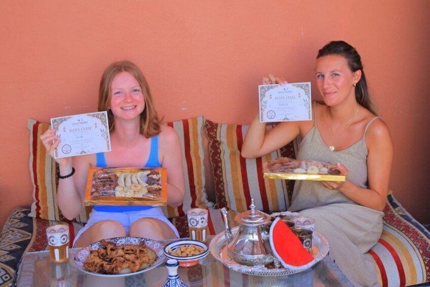 Agadir Moroccan pastry course tea and takeaway creations 5