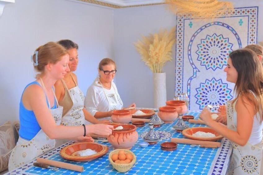 Agadir Moroccan pastry course tea and takeaway creations 1