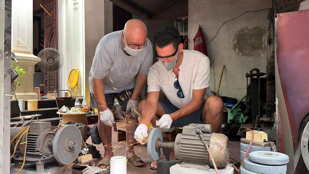 Hanoi: Traditional Knife-Making Workshop with Master 1