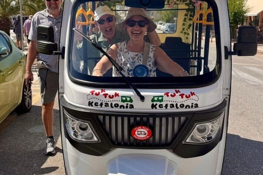 Kefalonia Tuk Tuk Tour of Argostoli Town and Coastal Views 5