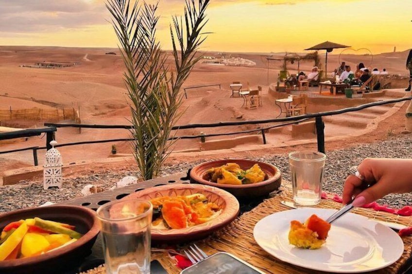 Marrakech Sunset Dinner Under the Stars in Agafay Desert 1