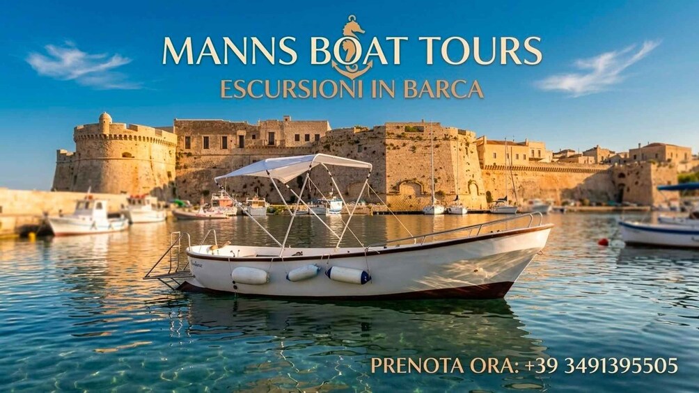 Gallipoli Boat Tour: boat excursion with aperitif on board 1