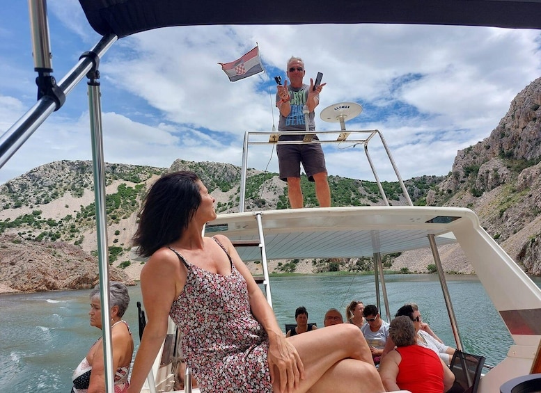 Picture 10 for Activity Novigrad: Zrmanja Canyon Boat Tour with Lunch & Swim 2