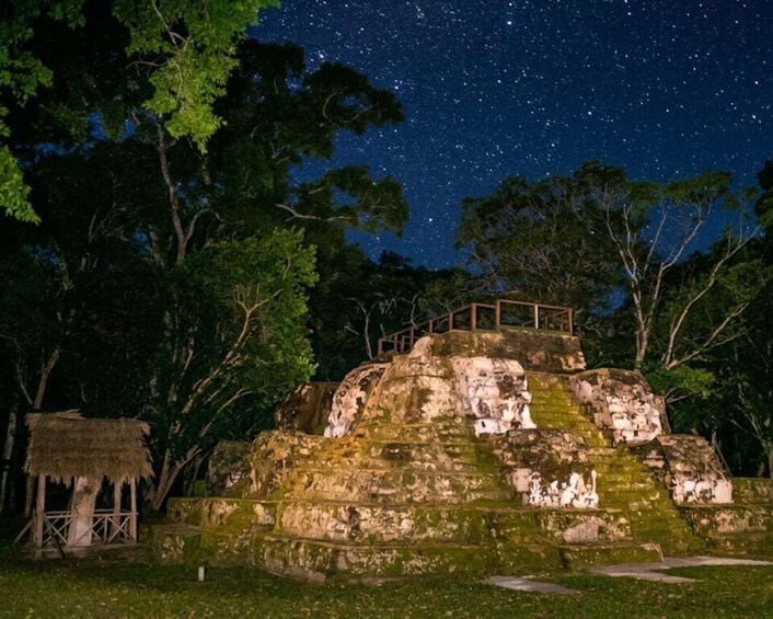 Picture 6 for Activity Flores: 2-Day Selva Maya Bike Sightseeing Tour with Night Safari 4