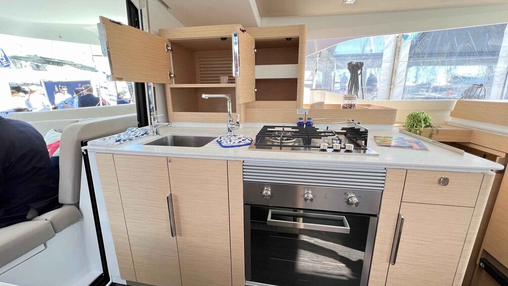 Picture 12 for Activity Ayamonte: Private 4-Hour Tour on a Fountaine Pajot 44 Luxury Catamaran 5