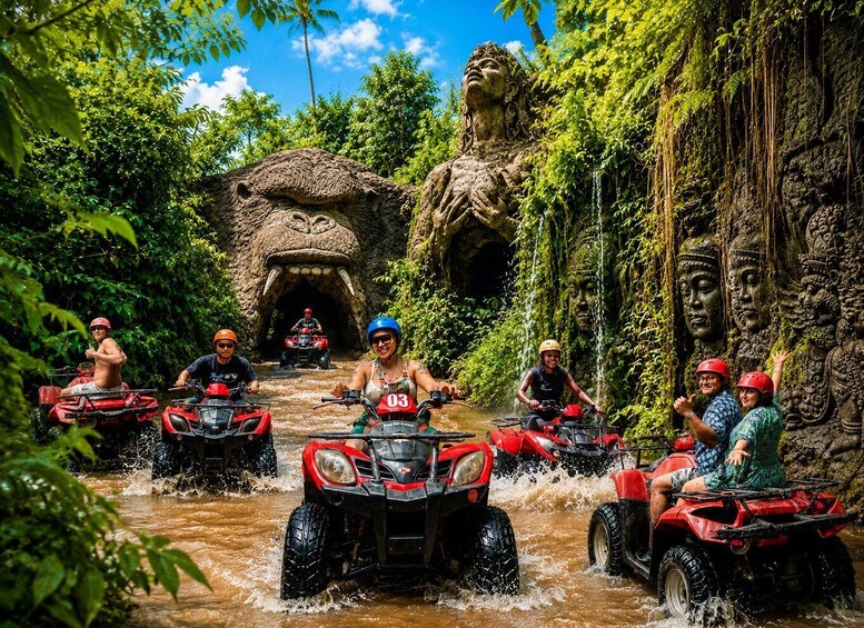 Bali Giant Cave ATV Adventures Junggle and Waterfall 1