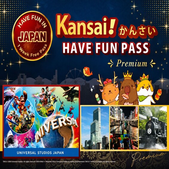 Kansai: Have Fun in Kansai Premium Pass 1