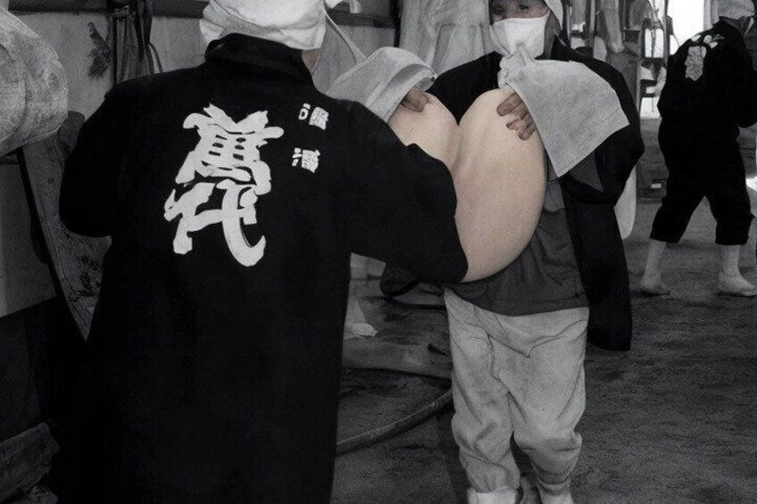 Fukuoka Kobayashi Shuzo Honten Sake Brewery Activity 3