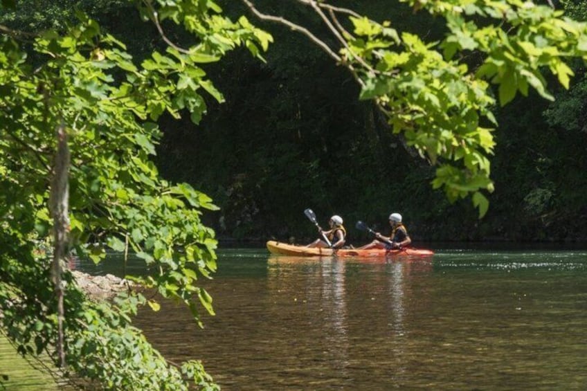 Kayaking on the river Bidassoa - Basque Country 1