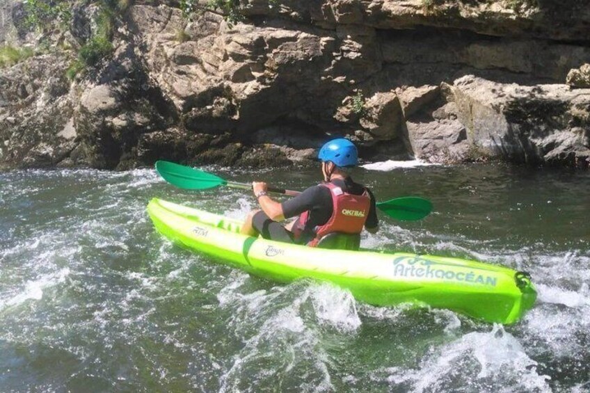 Kayaking on the river Bidassoa - Basque Country 2