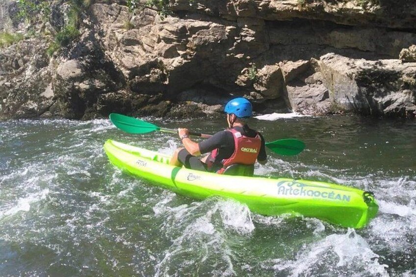 Kayaking on the river Bidassoa - Basque Country 2