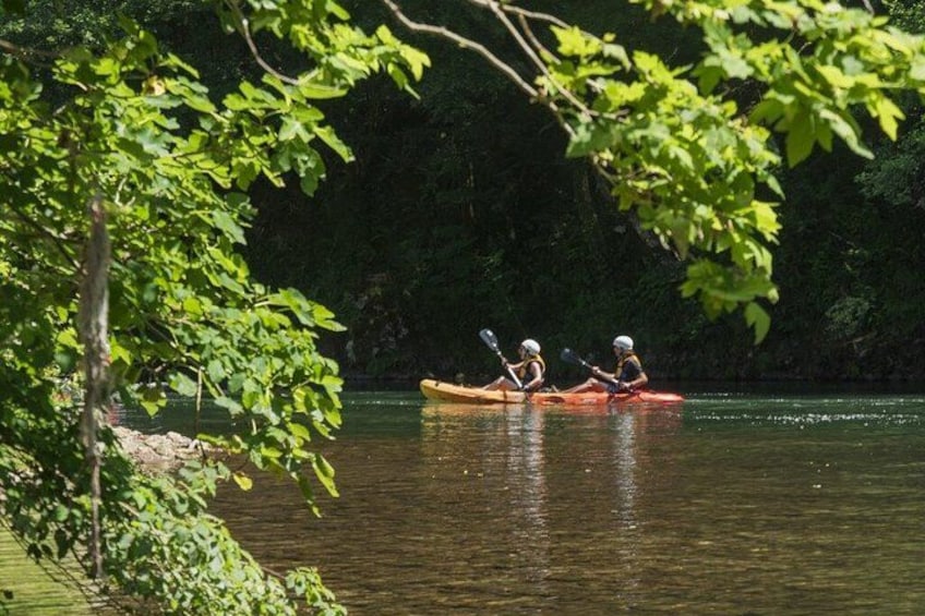 Kayaking on the river Bidassoa - Basque Country 1