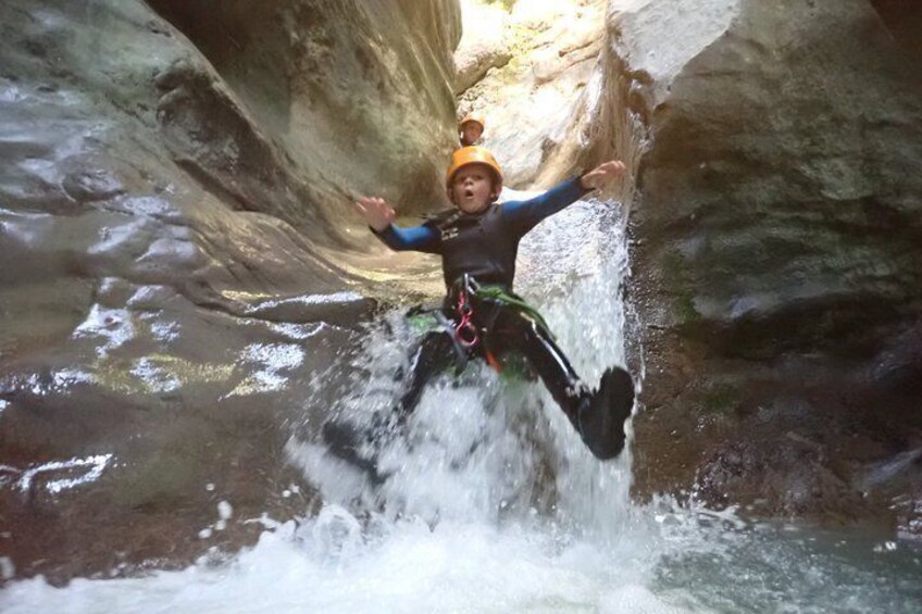 Canyoning trip in the Vercors - Canyon of the Sea Mussels 2