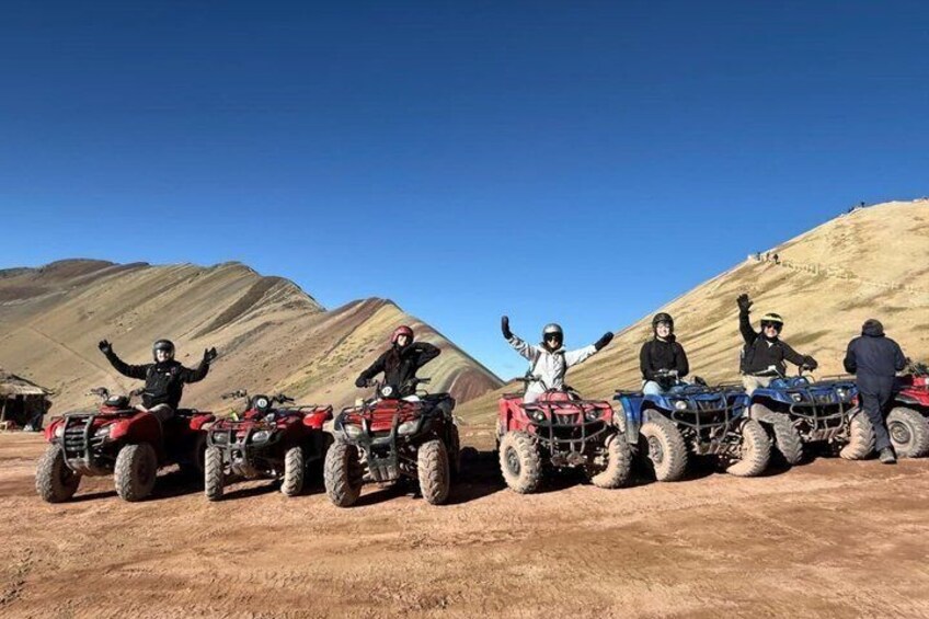 Rainbow Mountain ATV Tour With Meals skip the hike 3