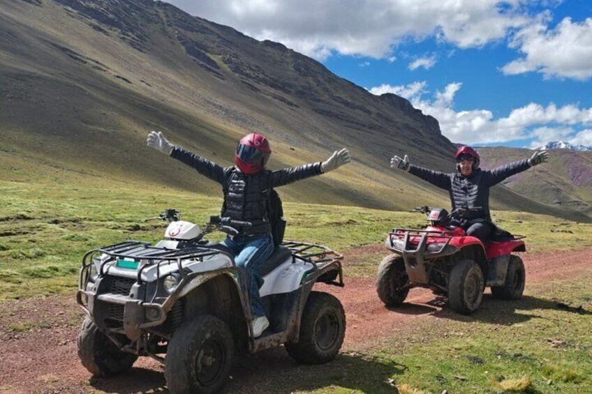 Rainbow Mountain ATV Tour With Meals skip the hike 3