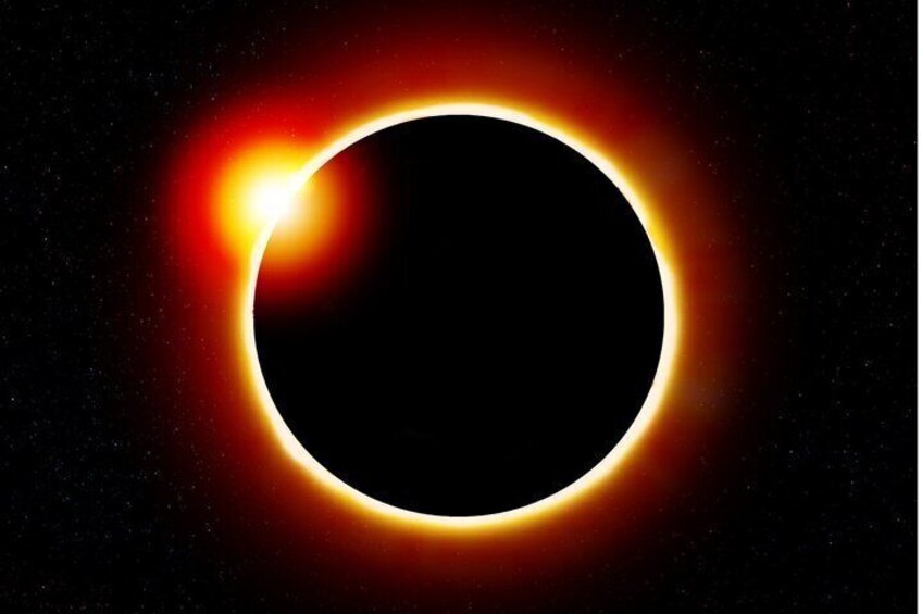 Solar Eclipse 2026 in the Mills of La Mancha from Madrid 4