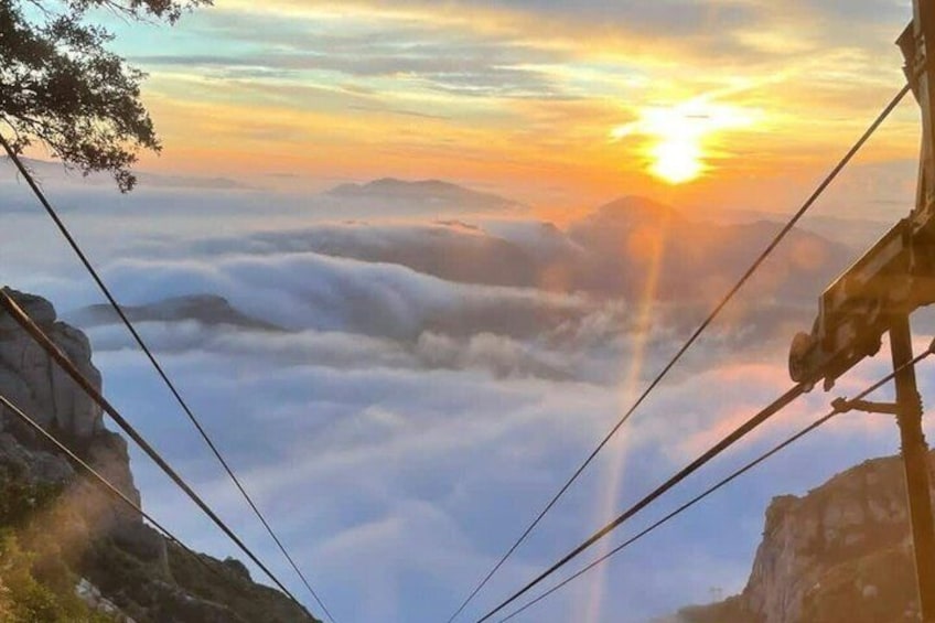 Montserrat Cable Car Ticket with Panoramic Mountain Views 2