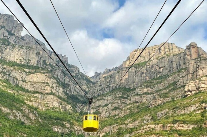 Montserrat Cable Car Ticket with Panoramic Mountain Views 3
