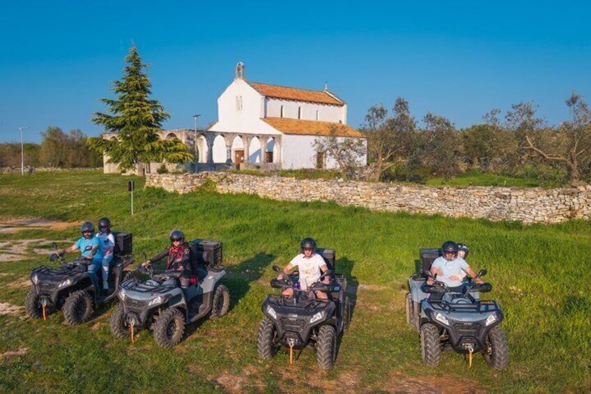Vodnjan: 2-Hour Quad Safari to Kažuni & Historic Churches 3